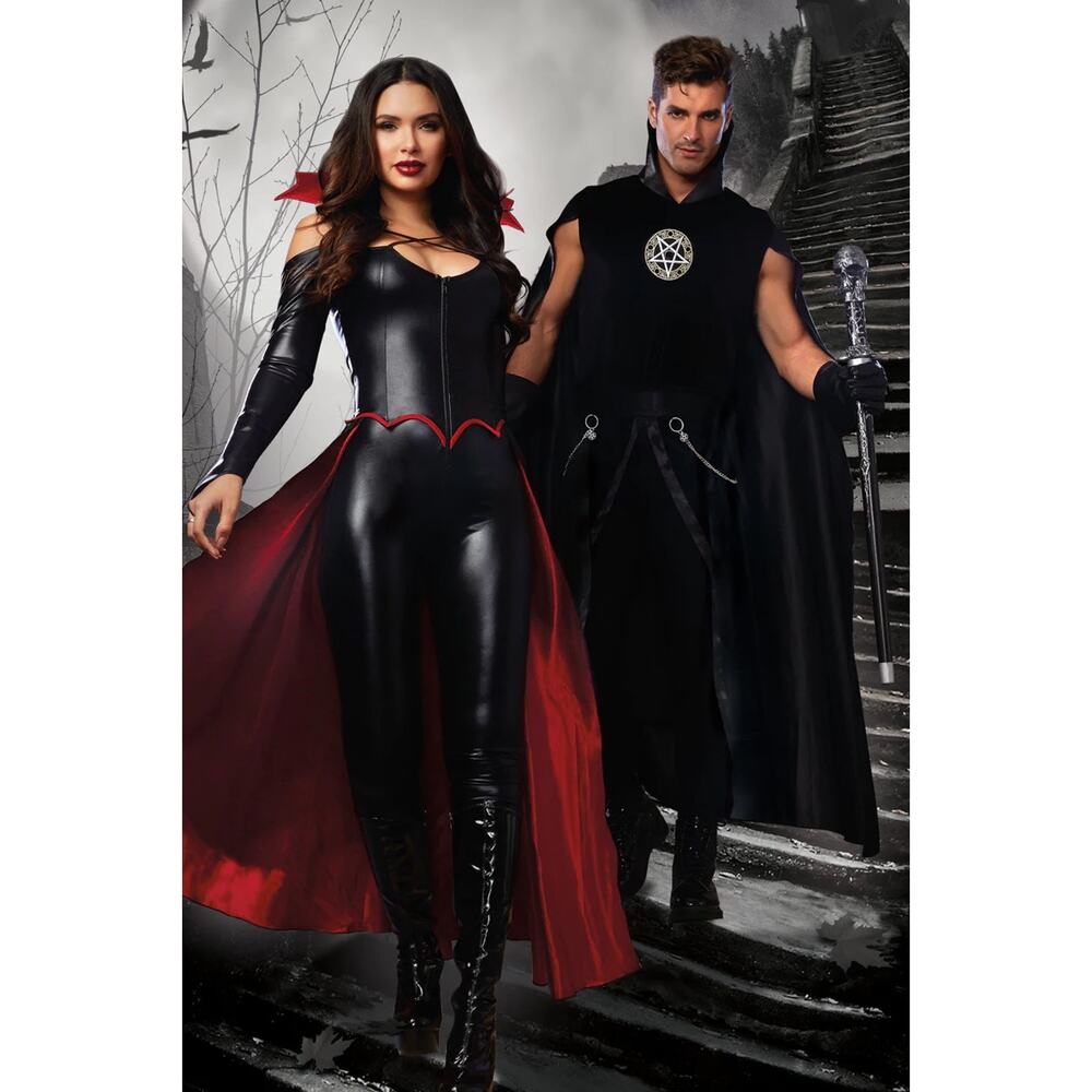 NEW Dreamgirl Princess of Darkness Vampire Costume Size Large - Picture 4 of 5